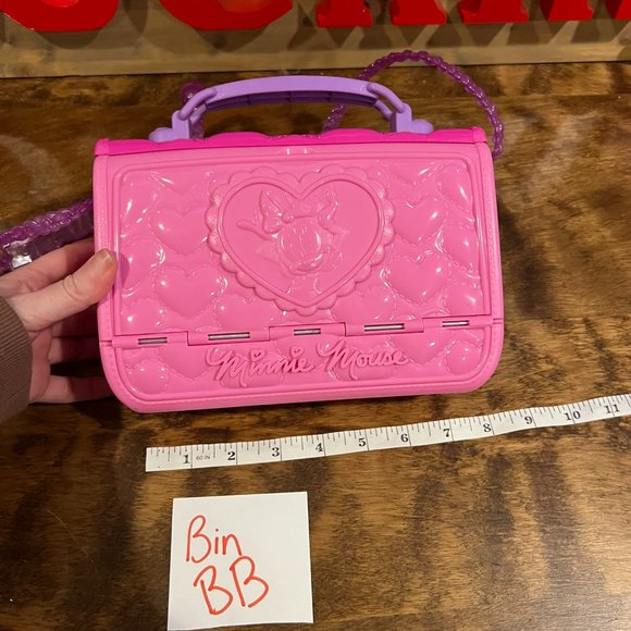5/$20 Disney Junior Minnie Mouse Bow fabulous bag with small  Purse - Picture 2 of 3